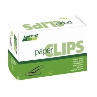 Sponky kancelářské, 100 ks - 33 mm