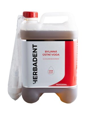 Herbadent Professional CHX ústní voda 5 000 ml