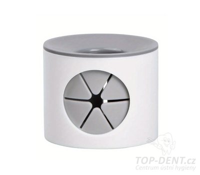 Nástěnný držák na elektrický kartáček, 1 ks (bílá+šedá)