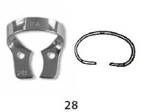 Spona Kofferdam č.28