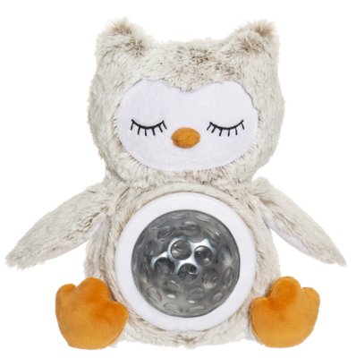 Teddykompaniet Teddy Lights - hrající plyšák se svítícím bříškem sova