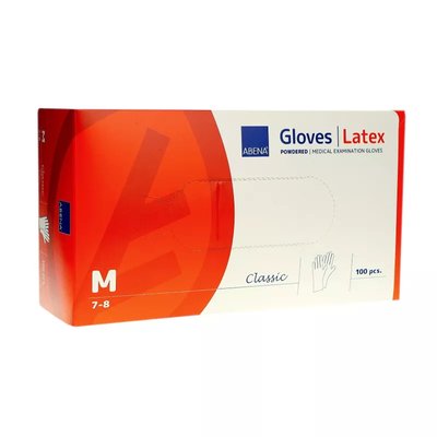 Rękawice Abena lateksowe pudrowane 100szt