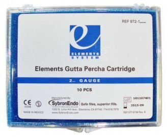 Elements Gutta Percha Cartridge, 10ks 23G medium