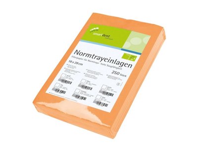 Smart ubrousky pro tácky - krepové, 250ks oranžové