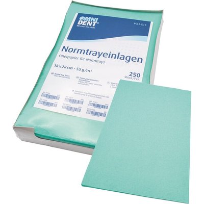 OMNIDENT Filtrační Papír Světle Zelený 18x28cm 250ks