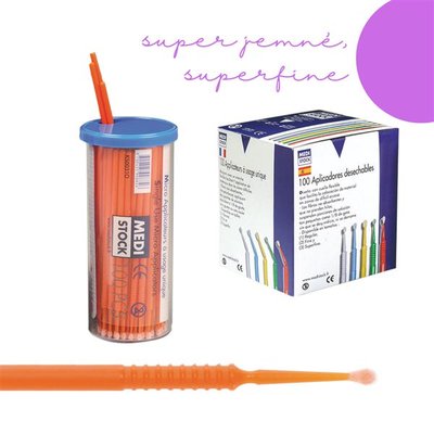 Medibrush Super Fine fialové 400ks