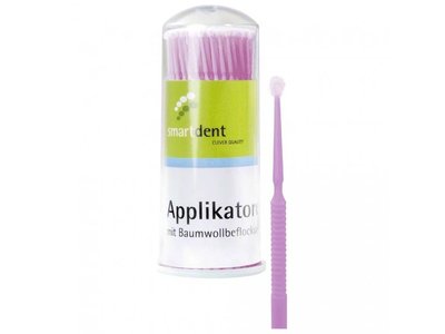 Smart mikroaplikátory z neabsorbujících vláken, světle fialové, ultrafein, 100ks