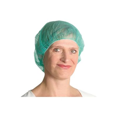 Čepice Bouffant zelená 100ks