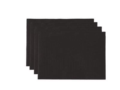 EURONDA Monoart TOWEL UP ochranná zástěra pacienta, černá 33x45, 10balx50ks