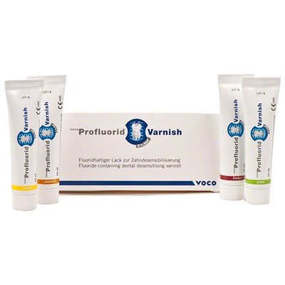 Profluorid Varnish, 4x10ml sortiment mix