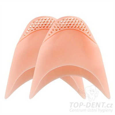 Gelový chránič prstů u nohy vyztužený (béžový), 2 ks