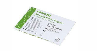 ORBIS Míchací podložky, protiskluzový papír, 125x180mm 25listů