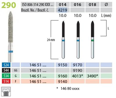 Brousek diamantovaný T 806.314.290.534.014