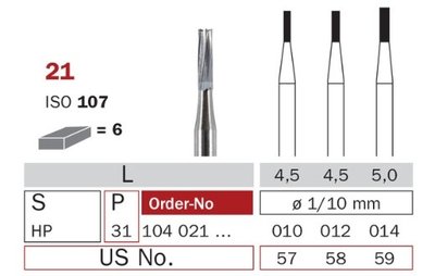 Diaswiss 21, 6ks/balení - 010 mm