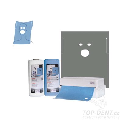 Prophytex třívrstvá ochranná rouška 60x54cm (modrá), 40ks