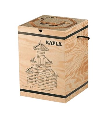 BB KAPLA 280 - dřevěná stavebnice, varianta béžová