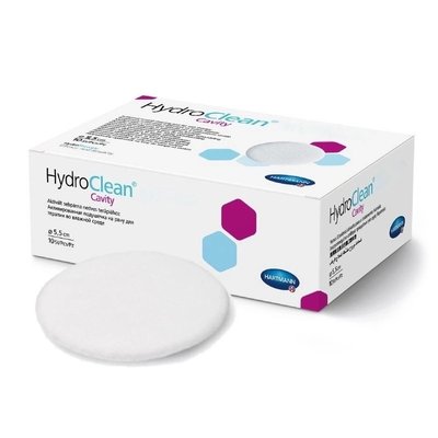 Krytí hydroaktivní HydroClean, s hydrogelem, kulaté, 5,5cm (10ks/bal)
