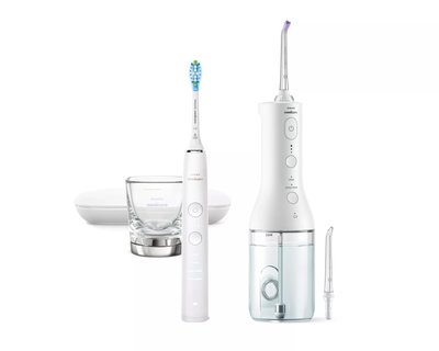 Philips Sonicare HX3866/41 DiamondClean sonický kartáček + ústní sprcha Power Flosser