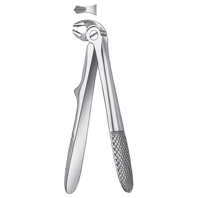 Kleště extrakční dětské, dolní čelist, moláry