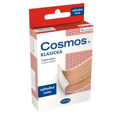 Cosmos Klasická textilní náplast 1 m × 8 cm