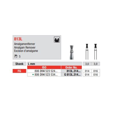 Diamant FG 813L.016G (5ks/bal)