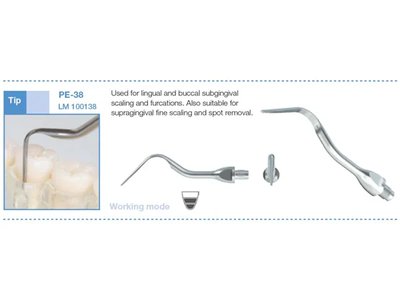 PE-38 parodontologická koncovka