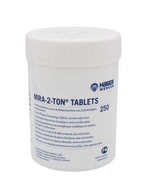 Miradent Mira-2-Ton tablety pro indikaci plaku 250 ks