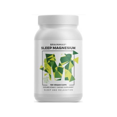 BRAINMARKET BrainMax Sleep Magnesium 320mg (100 kapslí) 1bal