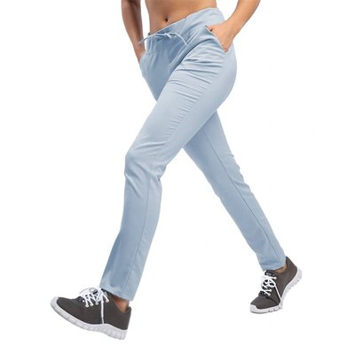 Dámské kalhoty, Elegant stretch, světle modré - XL