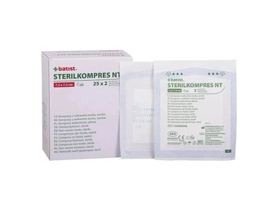 STERILKOMPRES NT 7,5x7,5cm 25x2ks /4vr.