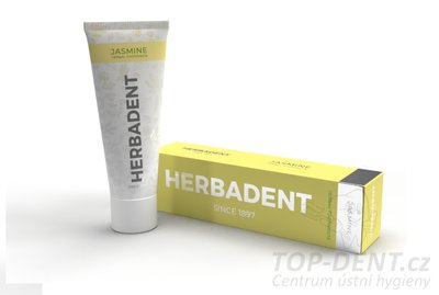 Herbadent JASMINE Bylinná zubní pasta s příchutí jasmínu, 75 g