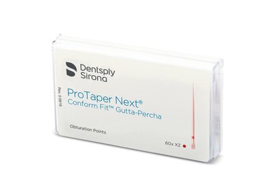 Gutta percha Protaper Next conform fit