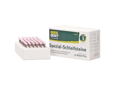 OMNI Speciální brusný kámen, růžový, č.34, 72ks