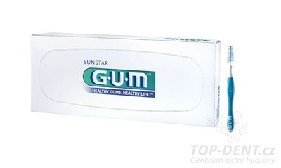 GUM Trav-ler mezizubní kartáčky kónické 1,6 mm (modré), 36ks