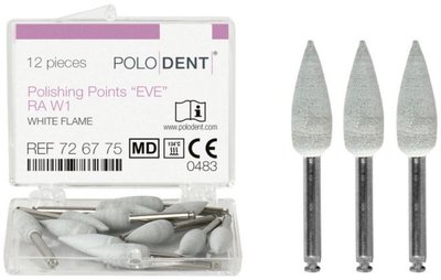 POLODENT Polishing Points EVE bílý plamen RA W1