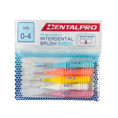 DentalPro I Shaped Mix mezizubní kartáček 5 ks