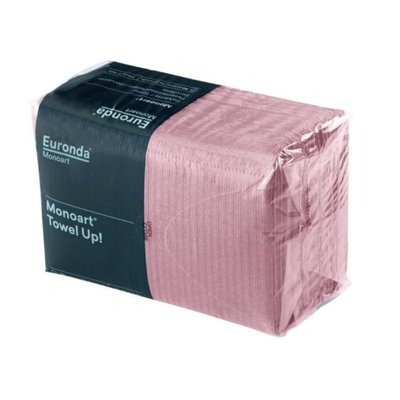 EURONDA Monoart® Roušky Towel-UP 33x45cm Růžová 500ks