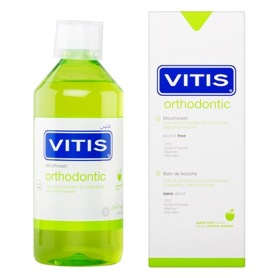 VITIS orthodontic - Płyn do płukania jamy ustnej - 500 ml