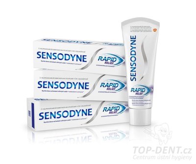 Sensodyne Rapid Relief zubní pasta, 3x75ml