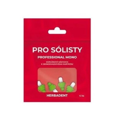 Herbadent Professional mono náhradní hlavice 4 ks