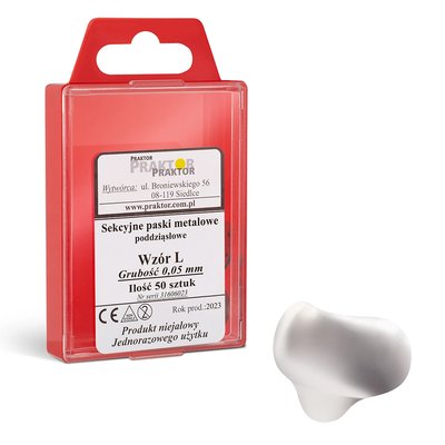 Paski metalowe sekcyjne 50 szt. Praktor