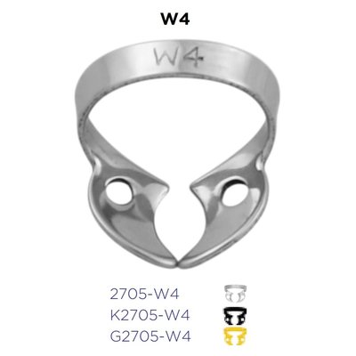 Kofferdamová spona W4 - horní molar