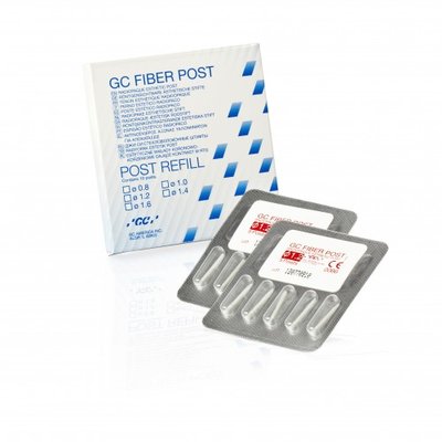 GC FIBER POST, Refill, 10 ks, prům. 1.2mm