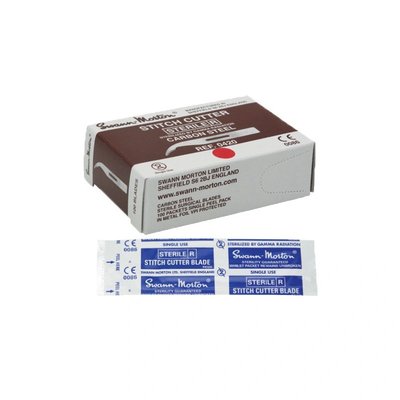 Odstraňovač stehů Swann-Morton, sterilní, 100 ks v balení