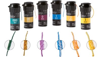 EasyCord - Spender Retraktionsfäden 330 cm, Größe 0, violett