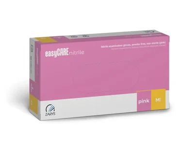 easyCare nitrilové rukavice - světle růžové - XS