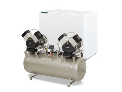 DK50 2x2V/110/M - čtyřválcový kompresor se sušičem 230V