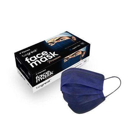 Ústenky BeGreat Premium, sapphire blue, 50ks s gumičkou