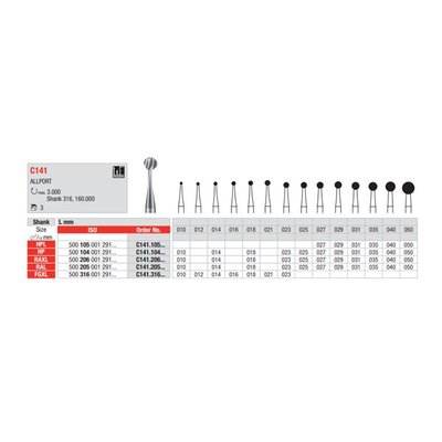 Chirurgická fréza FG C141.316.014 (3ks/bal)