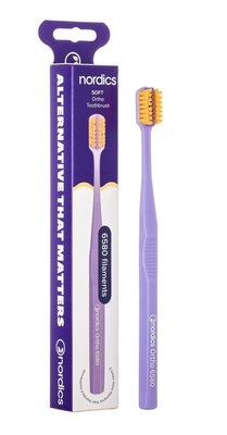 Nordics Premium Ortho Soft Purple/Orange zubní kartáček